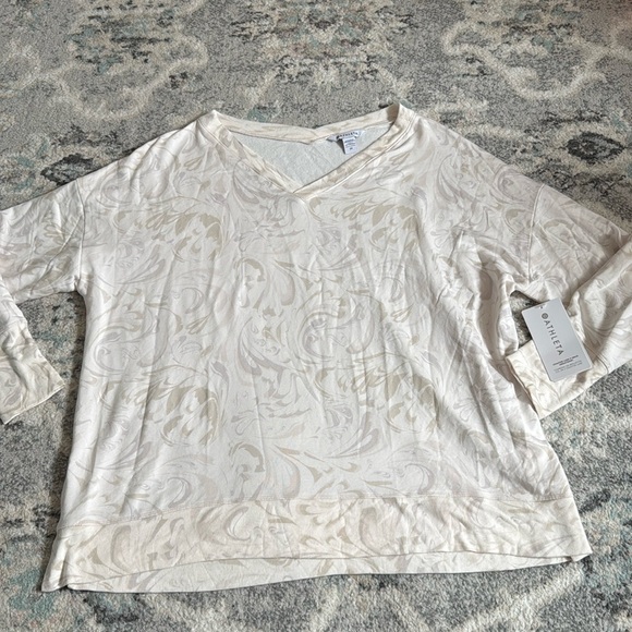 Athleta Coaster Lux V Neck Sweatshirt - Picture 1 of 13